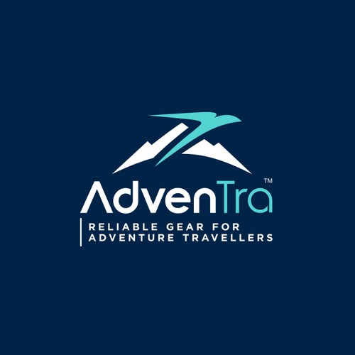 Modern Sharp AdvenTra Brand Logo 