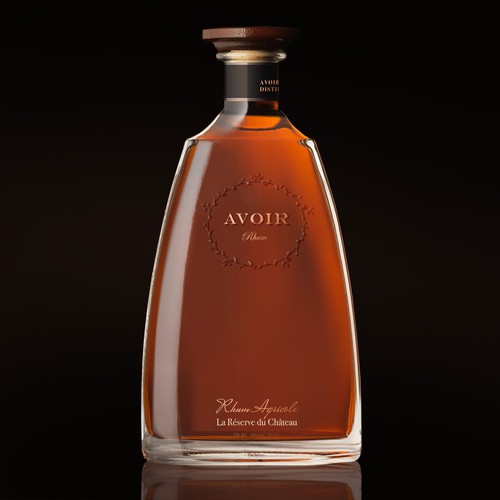 rum bottle design