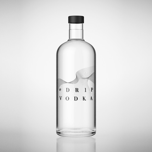 Label for vodka bottle