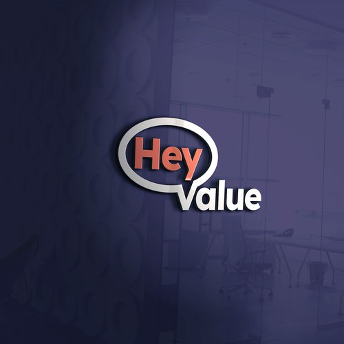 Hey Value logo design