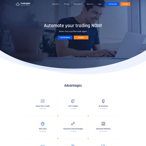 Design a WOW Crypto Trading Bot Website