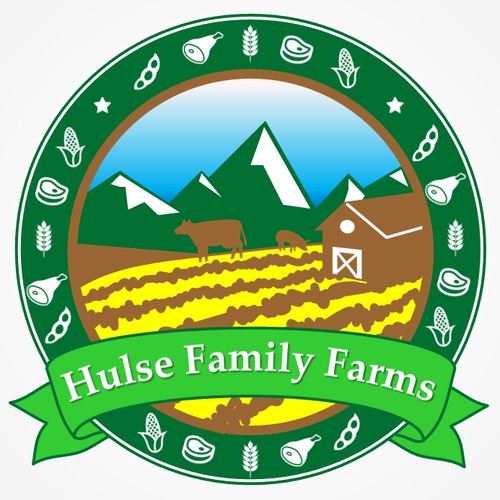 Create a clear concise design four a growing family farm.