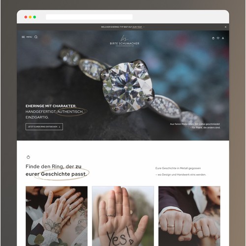 Clean, minimal with drawn accents web design