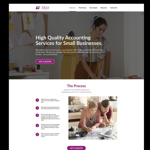 Web Design for Accounting Company