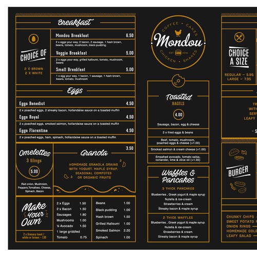 Menu mondou