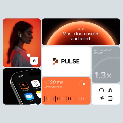 PULSE – Sport Music App Branding