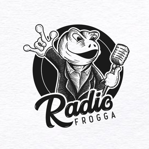 logo for radio frogga