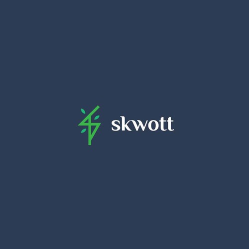 professional logo design for chair manufecturer "skwott"