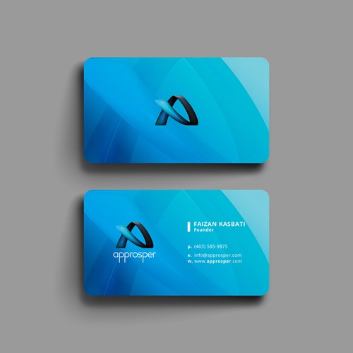 Elegant Business card for approsper.