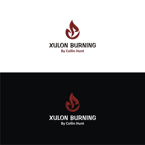 A creative logo for a wood burning fine art business