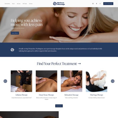 Massage Website