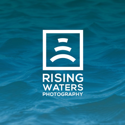 Logo concept for Rising Waters Photography