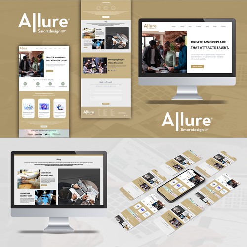 redesigned the allure website