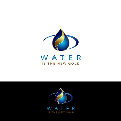 Winning design for 'Water Is The New Gold'.