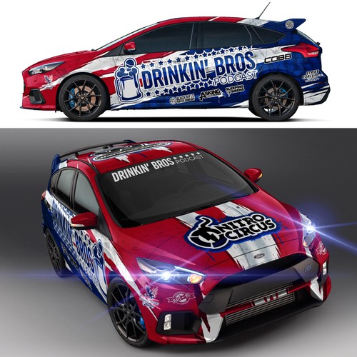 Drinkin' Bros Rally Car