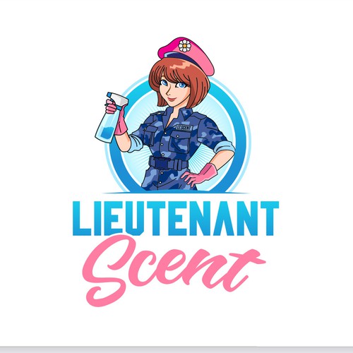 Create the "Lieutenant Scent" Product Mascot and Logo