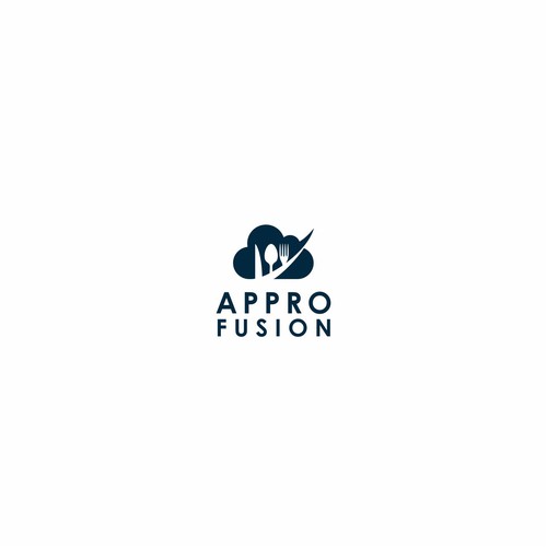 simple clean appro fusion logo