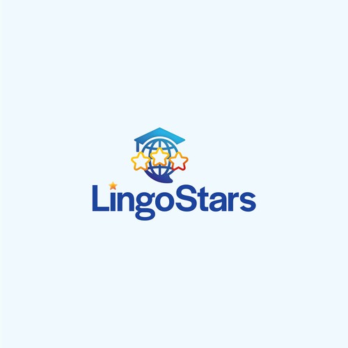 Modern logo for language tutors