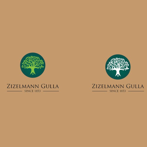 abstract logo for a old company