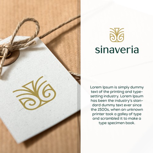Abstract logo for a publishing company