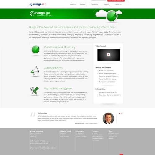 Guaranteed website design needed for ICT Solutions Company