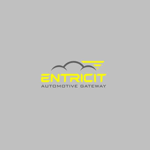 Modern logo for automotive cloud services company: Entricit