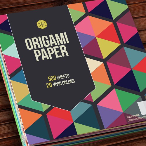 Packaging design for origami paper