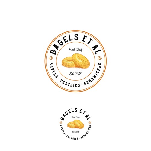 Bold logo for bakery