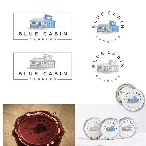 Blue Cabin Candles