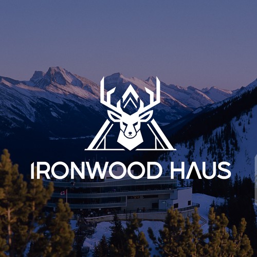 Logo design for mountain lodge