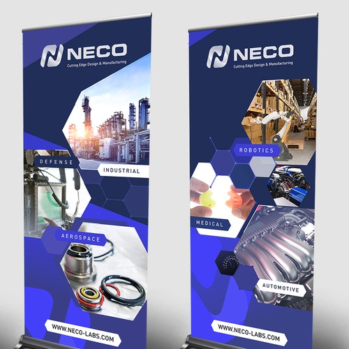 Industrial Tradeshow Banners for a Manufacturing Company