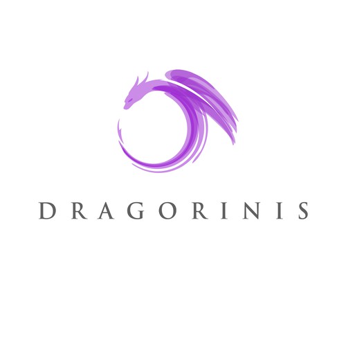 Dragorinis, paint style logo