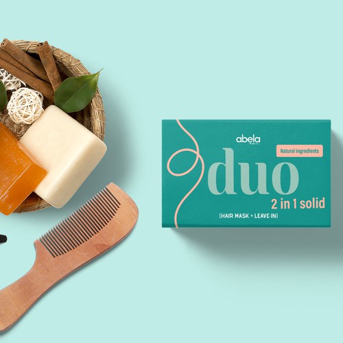 Solid Mask packaging design for curly girls