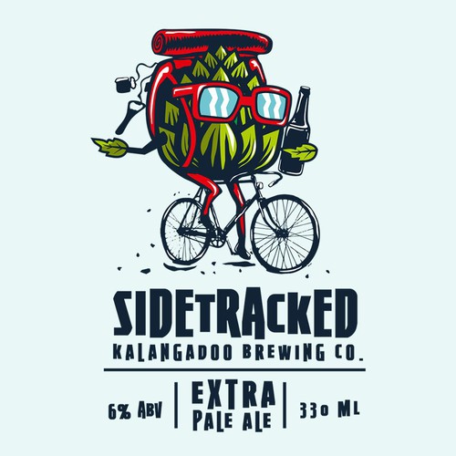 Bold and fun hop & beer design