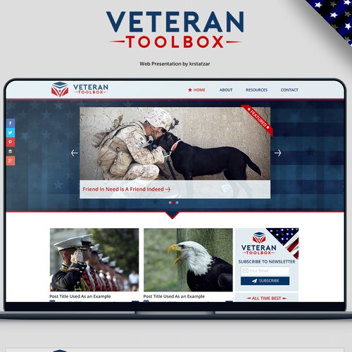 Veteran Toolbox WordPress theme