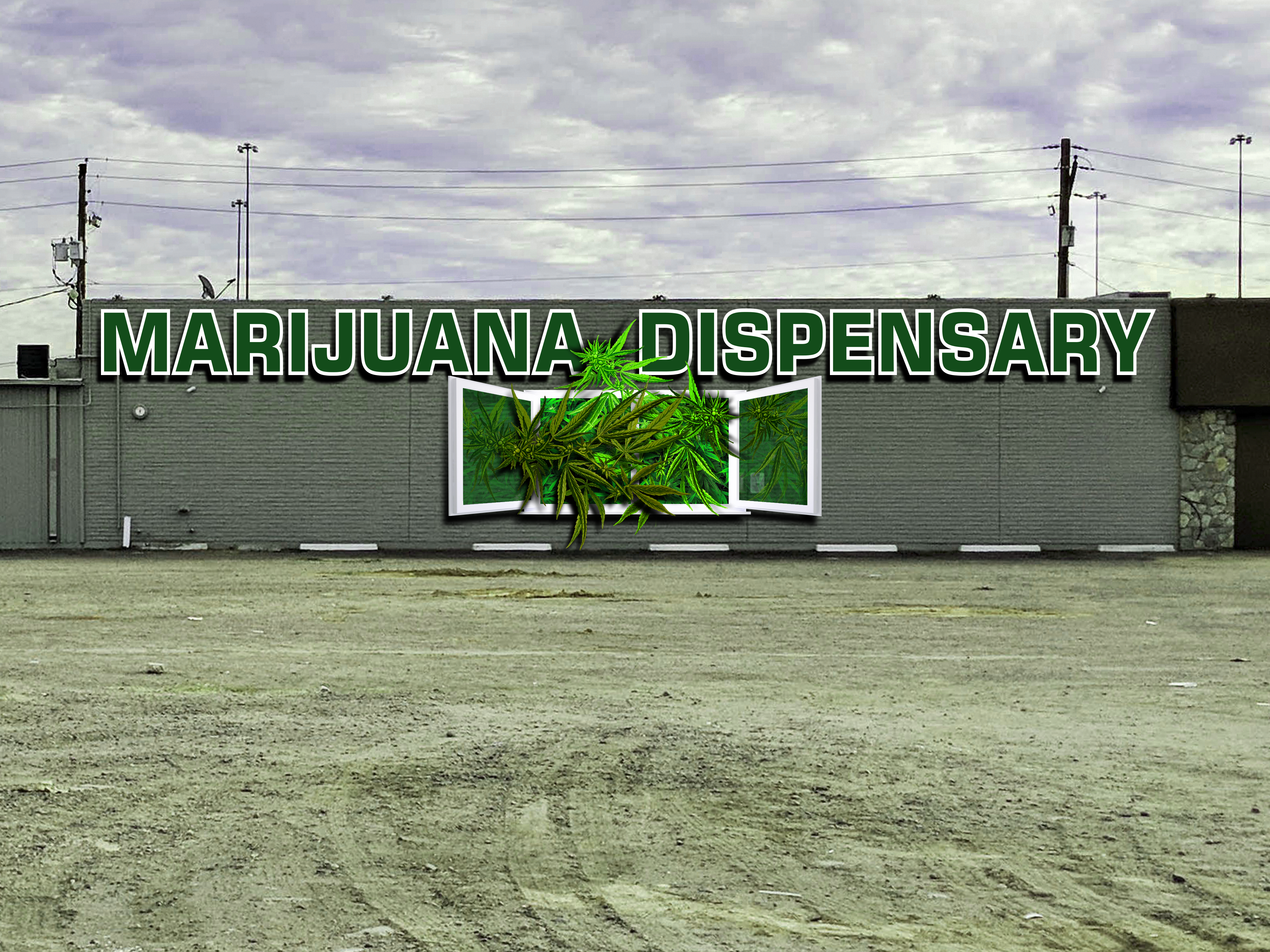Outdoor Marijuana Mural