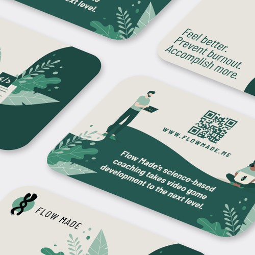 Business card for health coach