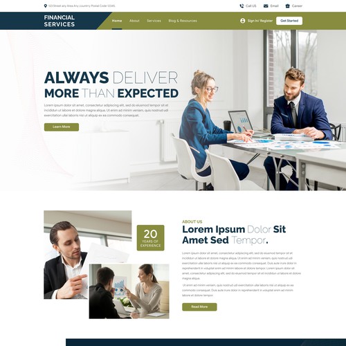 Finance website