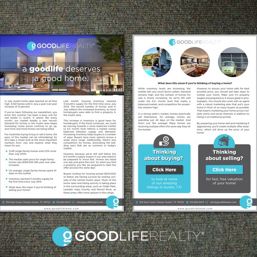 flyer for goodlife realty