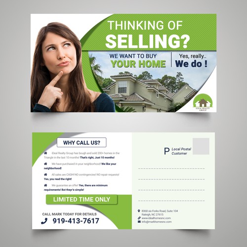 Postcard Design for Real Estate Business