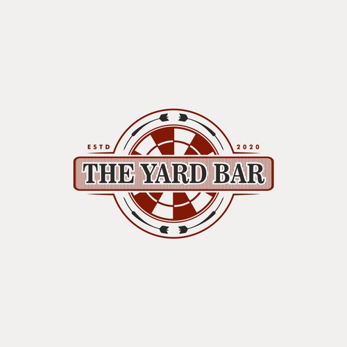 Logo for a yard game bar