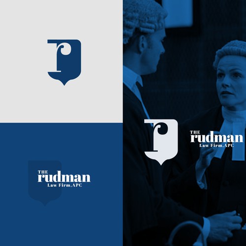 MINIMAL LOGO DESIGN FOR RUDMAN LAW FIRM