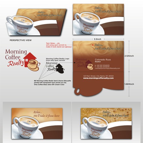 Fancy Folded Business Card