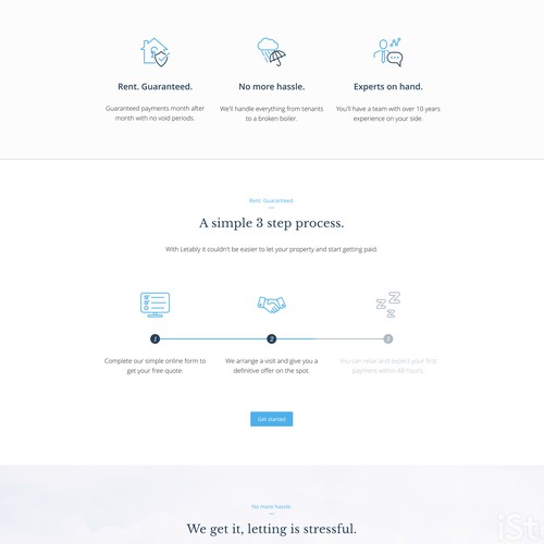 Instant Letting Website Concept