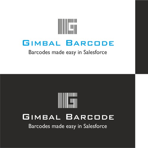 Create a logo for Gimbal Barcode, a new app on the Salesforce AppExchange.