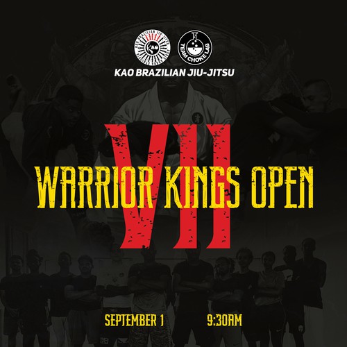 Jiu Jitsu tournament poster