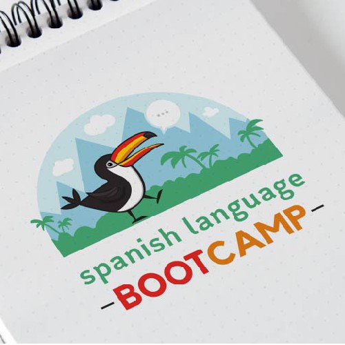 Logo for spanish language bootcamp in Costa Rica 
