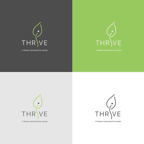 Logo concept for a fitness community for women