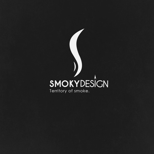 Create logo and guest cards for lounge "Smoky Design".