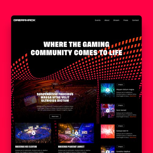 Dreamhack Website